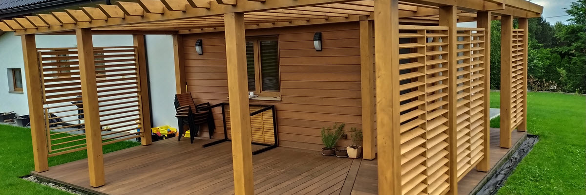 altany drewniane myślenice